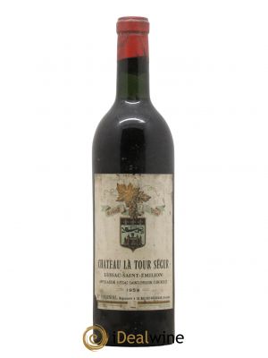 Lussac Saint-Emilion Château La Tour Segur 1959 - Lot de 1 Bouteille
