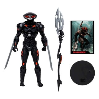 DC Direct Page Punchers Actionfigur & Comic - Black Manta (Aquaman)