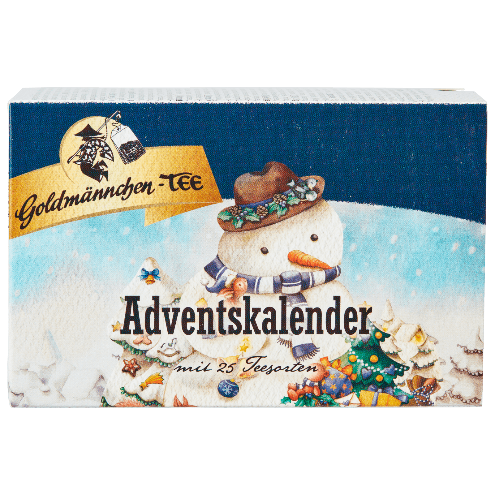 Goldmännchen-Tee Adventskalender mit 25 Teesorten 50,65g