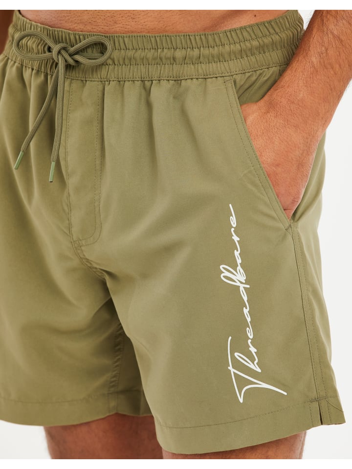 Threadbare Badehose THBEmblem in Khaki günstig kaufen