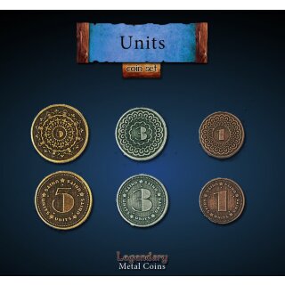 Legendary Metal Coins - Units Coin Set (30)