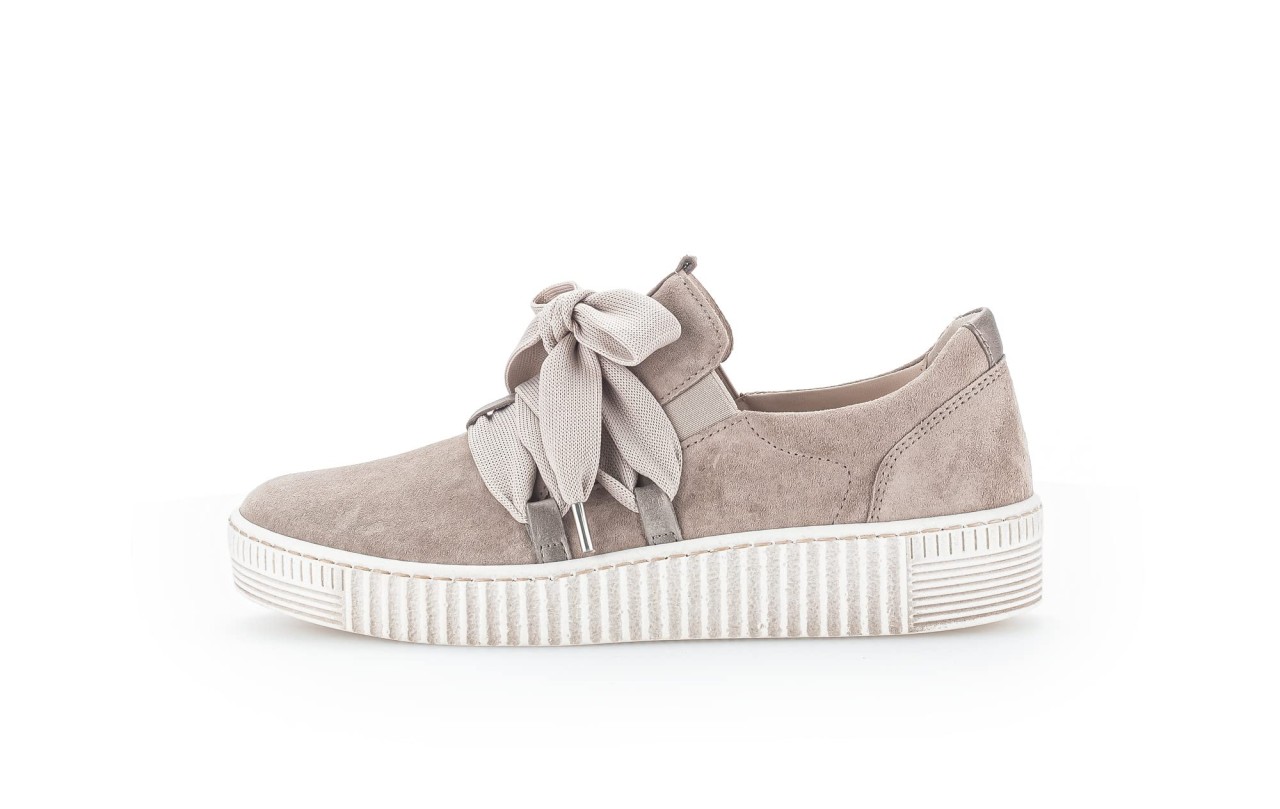 GABOR Freizeit Schnürer beige Gabor Fashion Sneaker low 43.333.12 beig