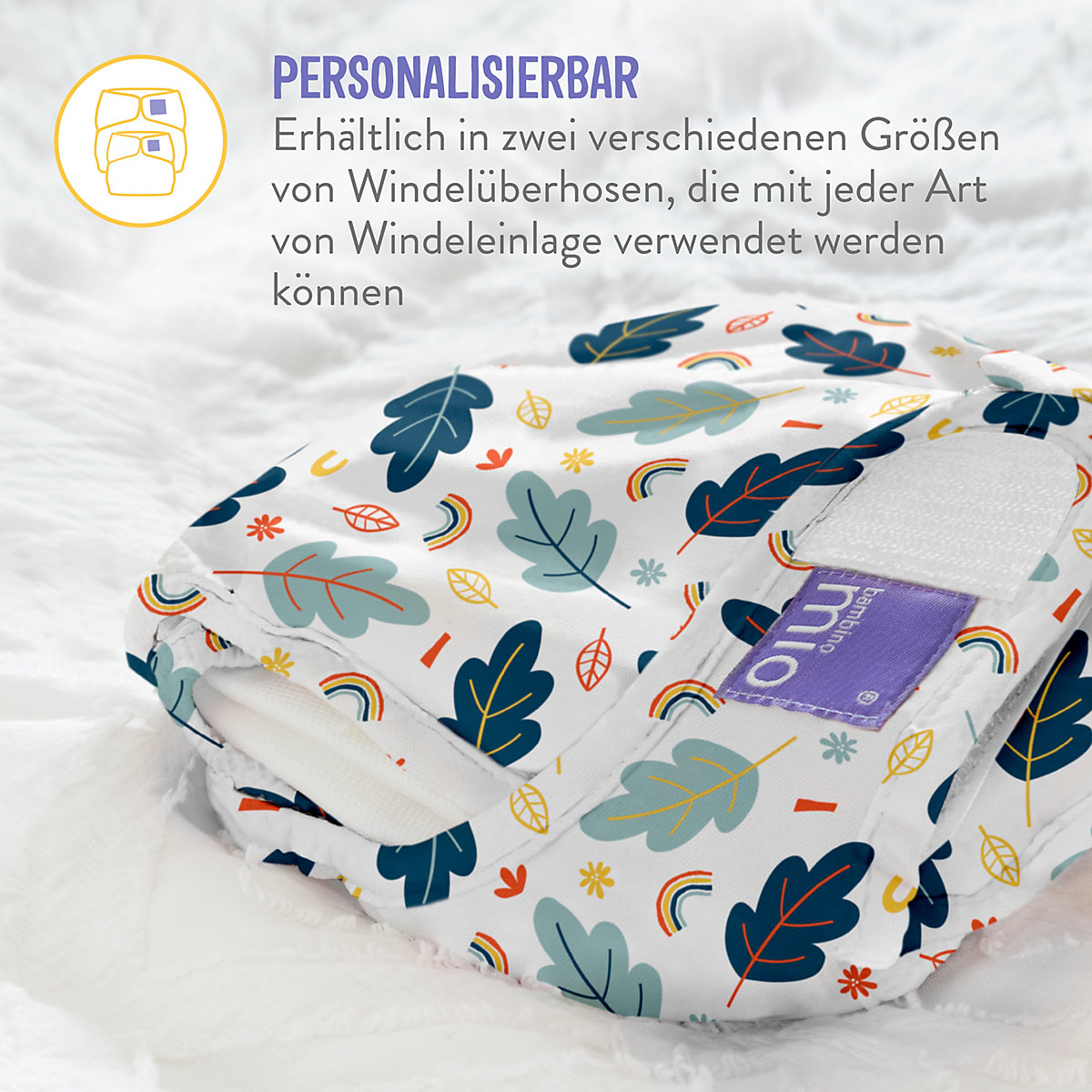 Bambino Mio, mioduo Windelüberhose, Konfetti Katze, Größe 2 (9Kg+)