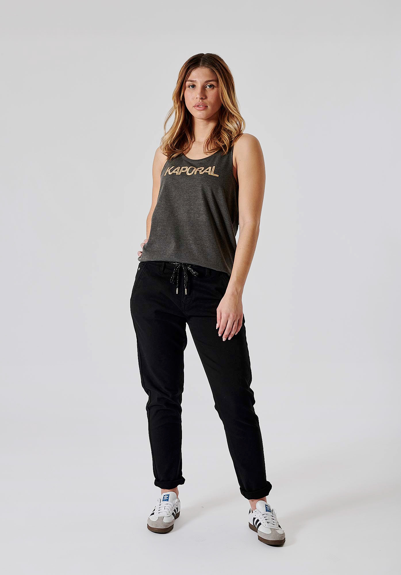FAON   Débardeur gris femme
