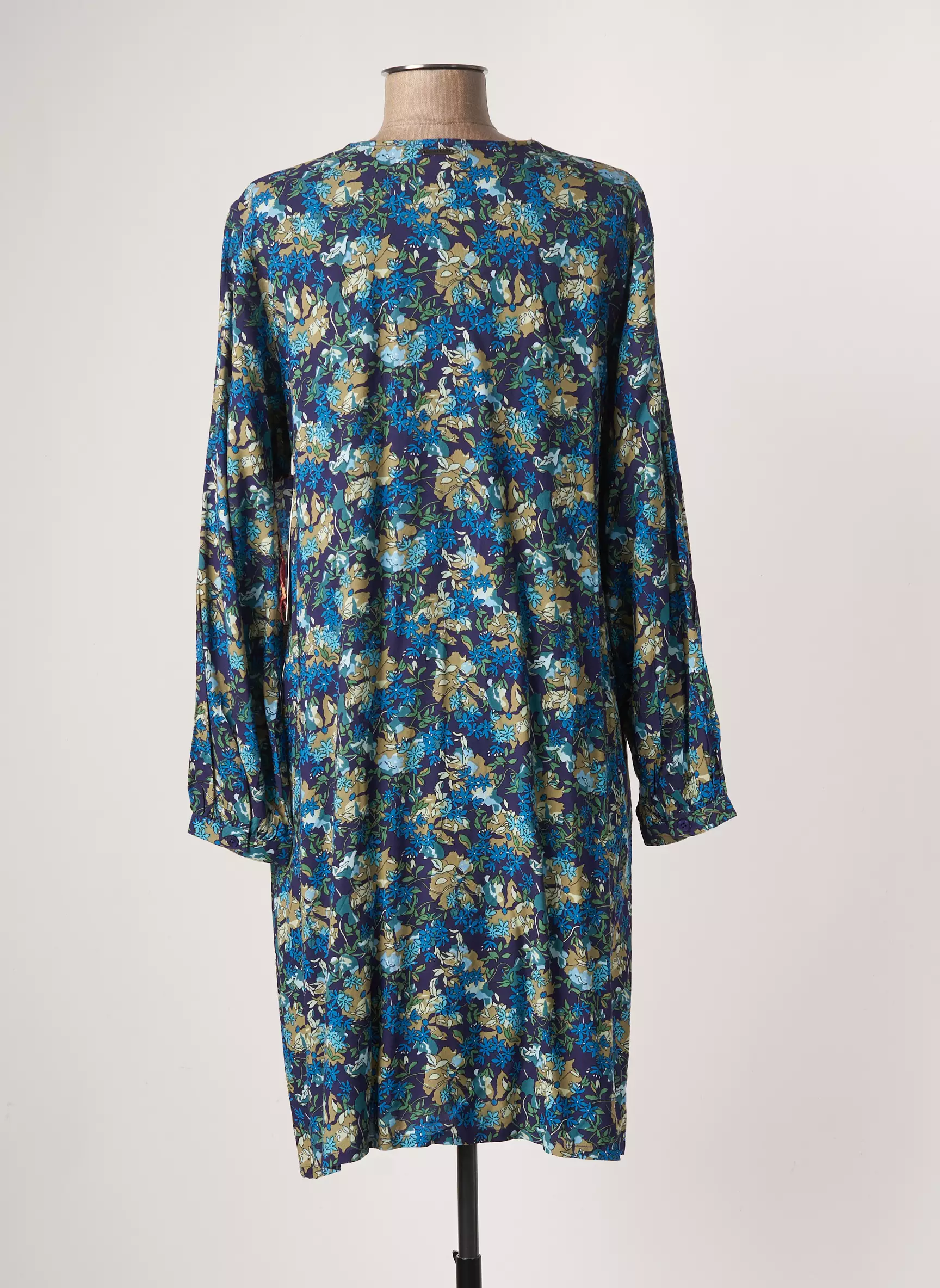 Agathe   Louise Robes Mi Longues Femme couleur bleu