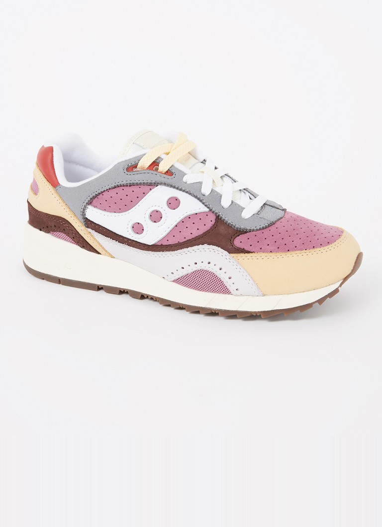 Saucony Shadow 6000 -mokkanahkaiset lenkkarit nahkayksityiskohdilla