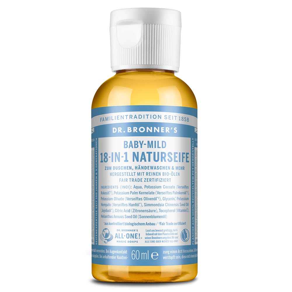Dr. Bronner's 18-in-1 Naturseife Baby-Mild 60 ml
