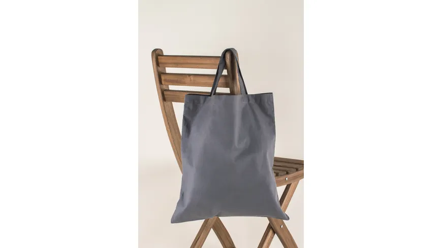 Rayher Baumwolltasche uni grau 38x42cm