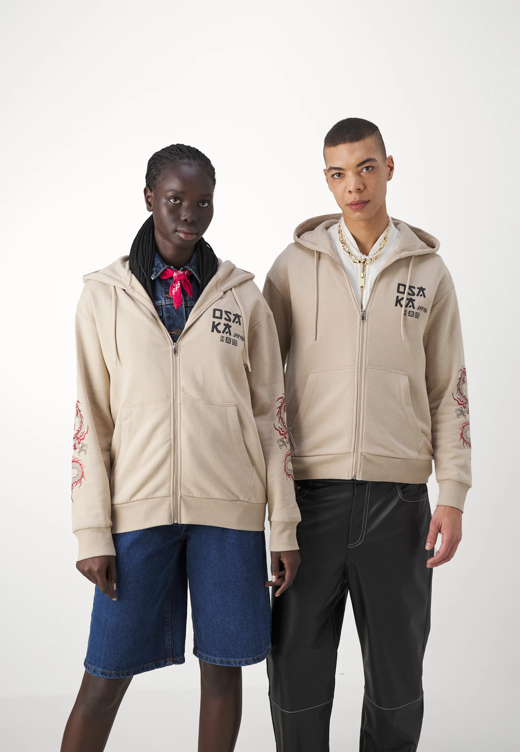 Jack & Jones JORDRAGONIA ZIP HOOD UNISEX - Sudadera con cremallera