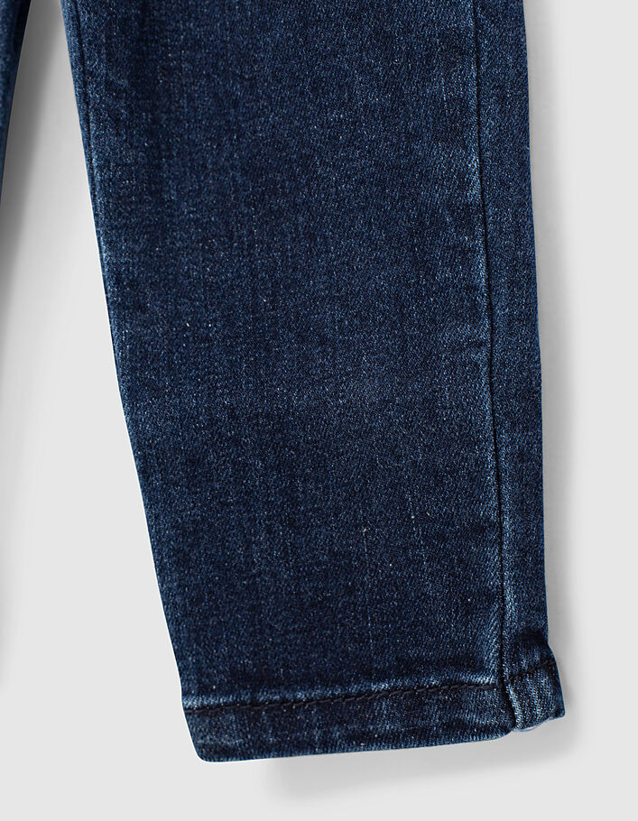 Jean blue vintage message ceinture coton bio bébé garçon