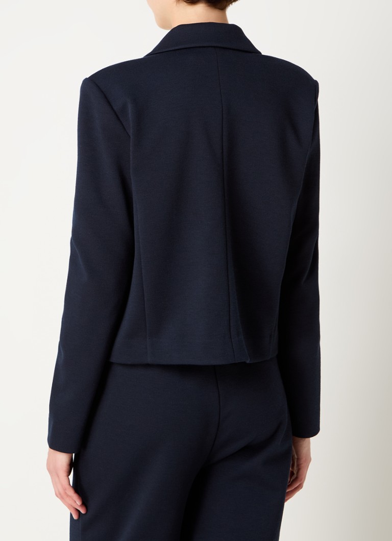 Expresso Double-breasted structured jersey blazer