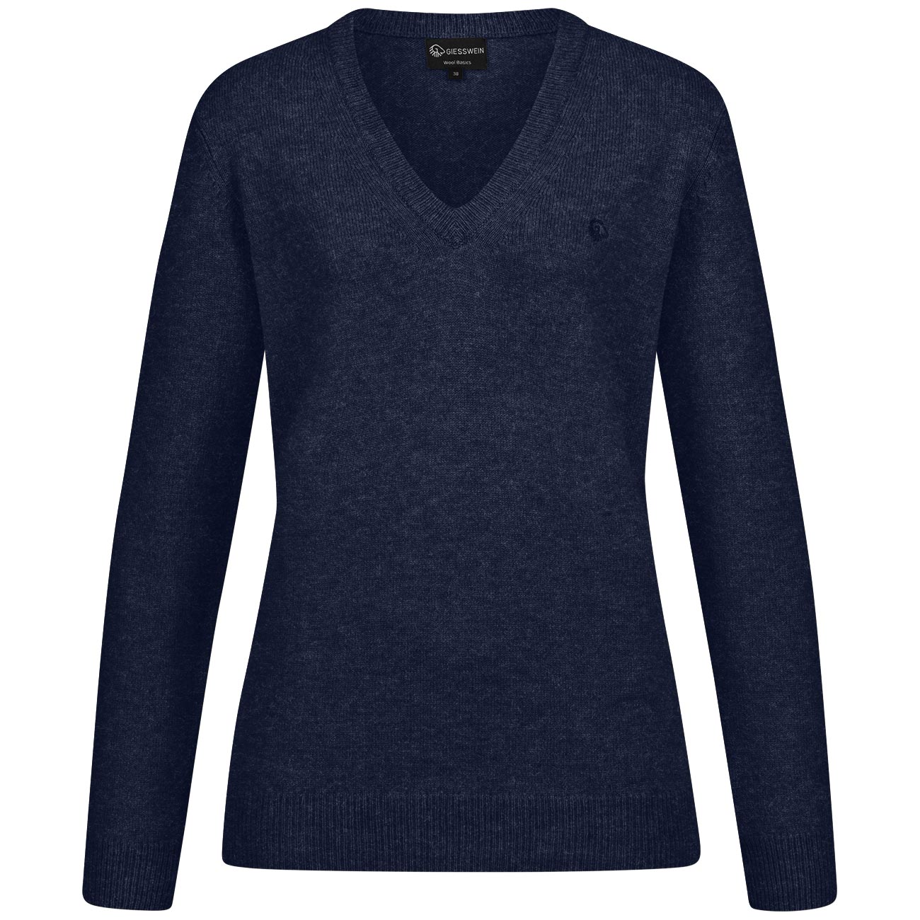 Wollpullover V-Ausschnitt Damen