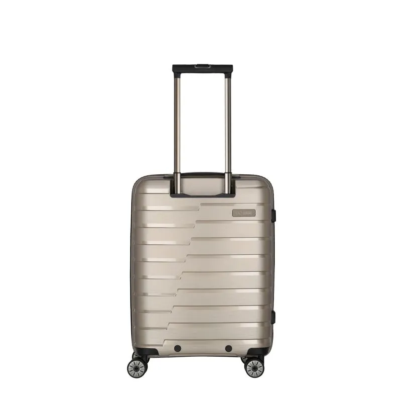 Travelite AIR BASE Trolley S m. Vortasche (4 Räder) - Champagner