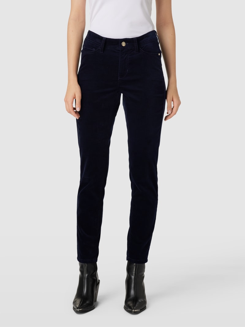 Slim Fit Jeans im 5-Pocket-Design Modell 'PIPER' in marineblau