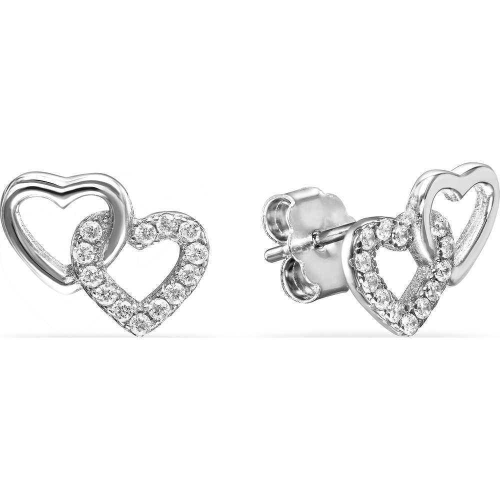 FAVS Boucles d'oreilles à fermoir à poussette 925 Argent Boucles d'oreilles