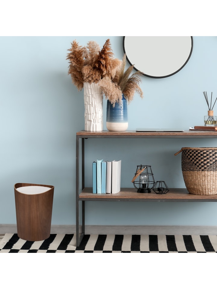 relaxdays Papierkorb in Braun - 9 L günstig kaufen onesize