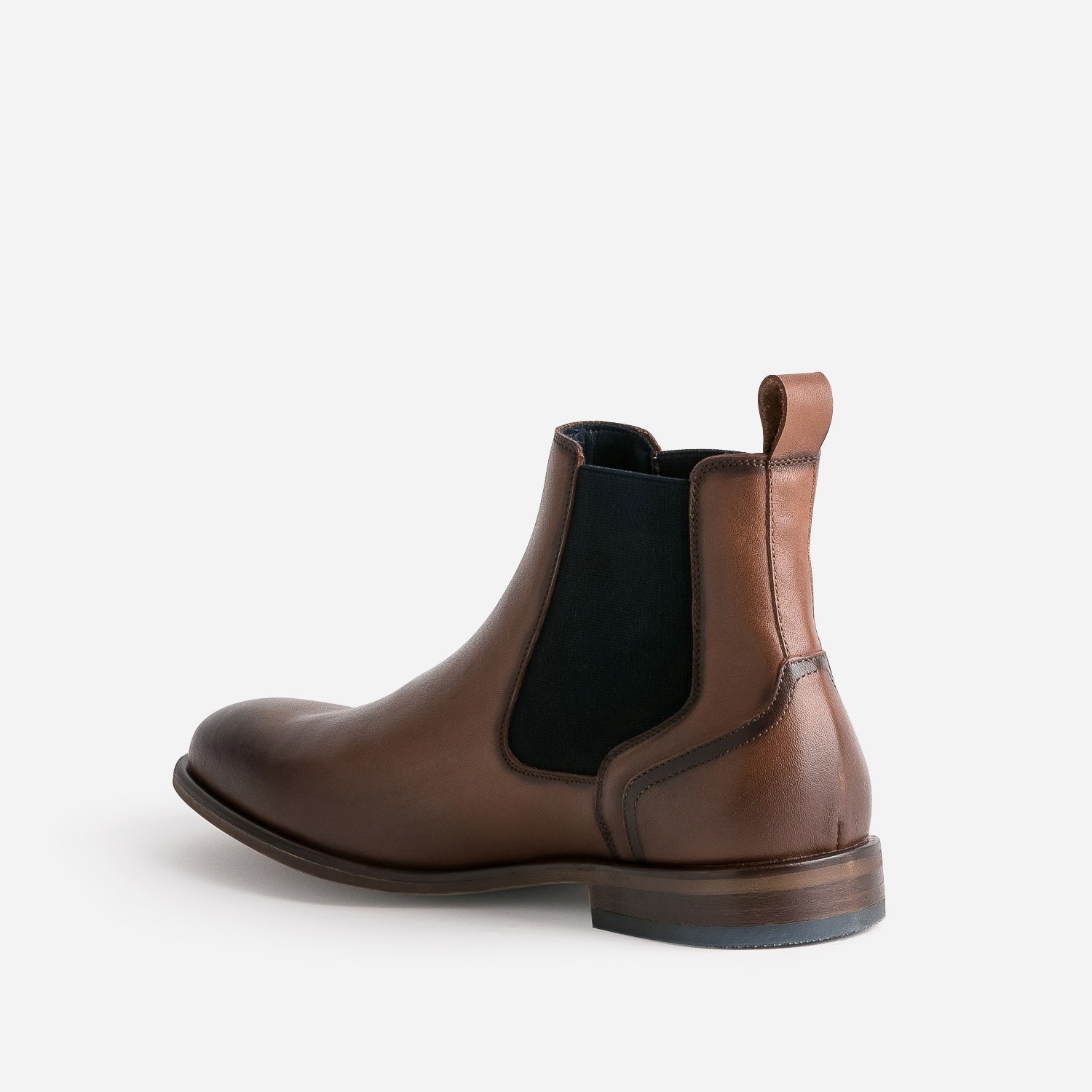 Chelsea boots cognac en cuir