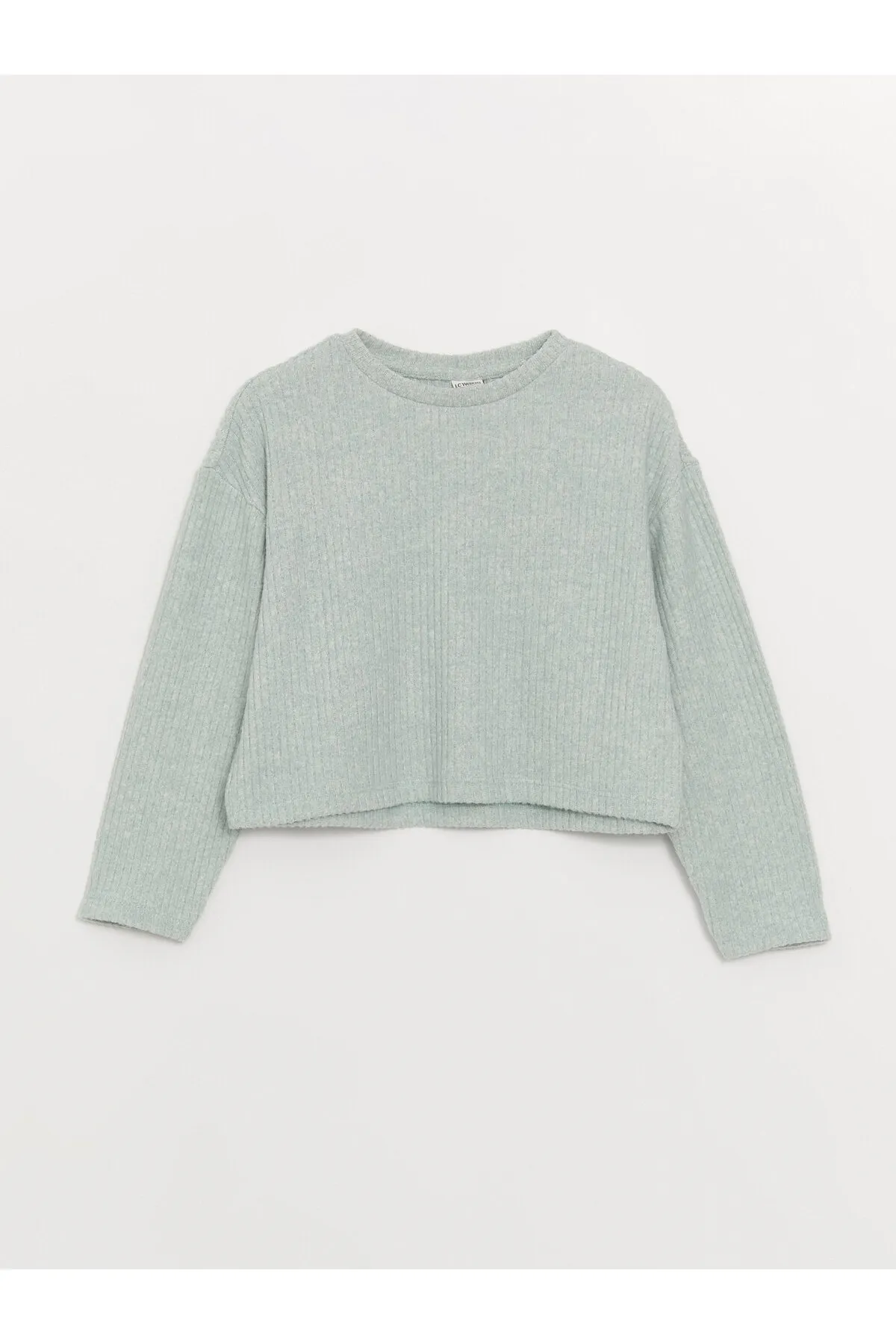 LC Waikiki  Basic-T-Shirt und Hose für Mädchen mit langen Ärmeln und Rundhalsausschnitt