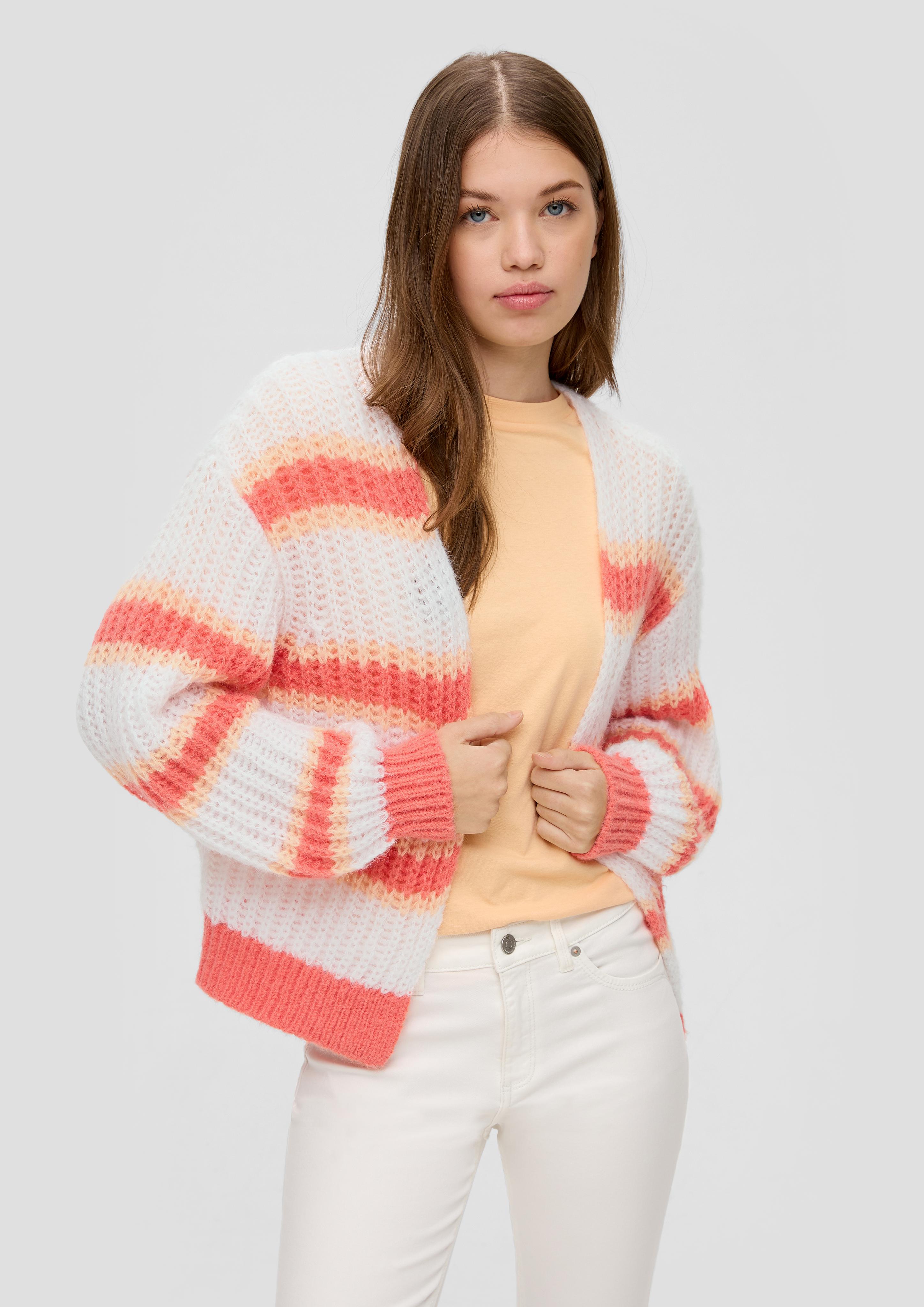 Gestreifter Cardigan im Loose Fit  2140975-02G0