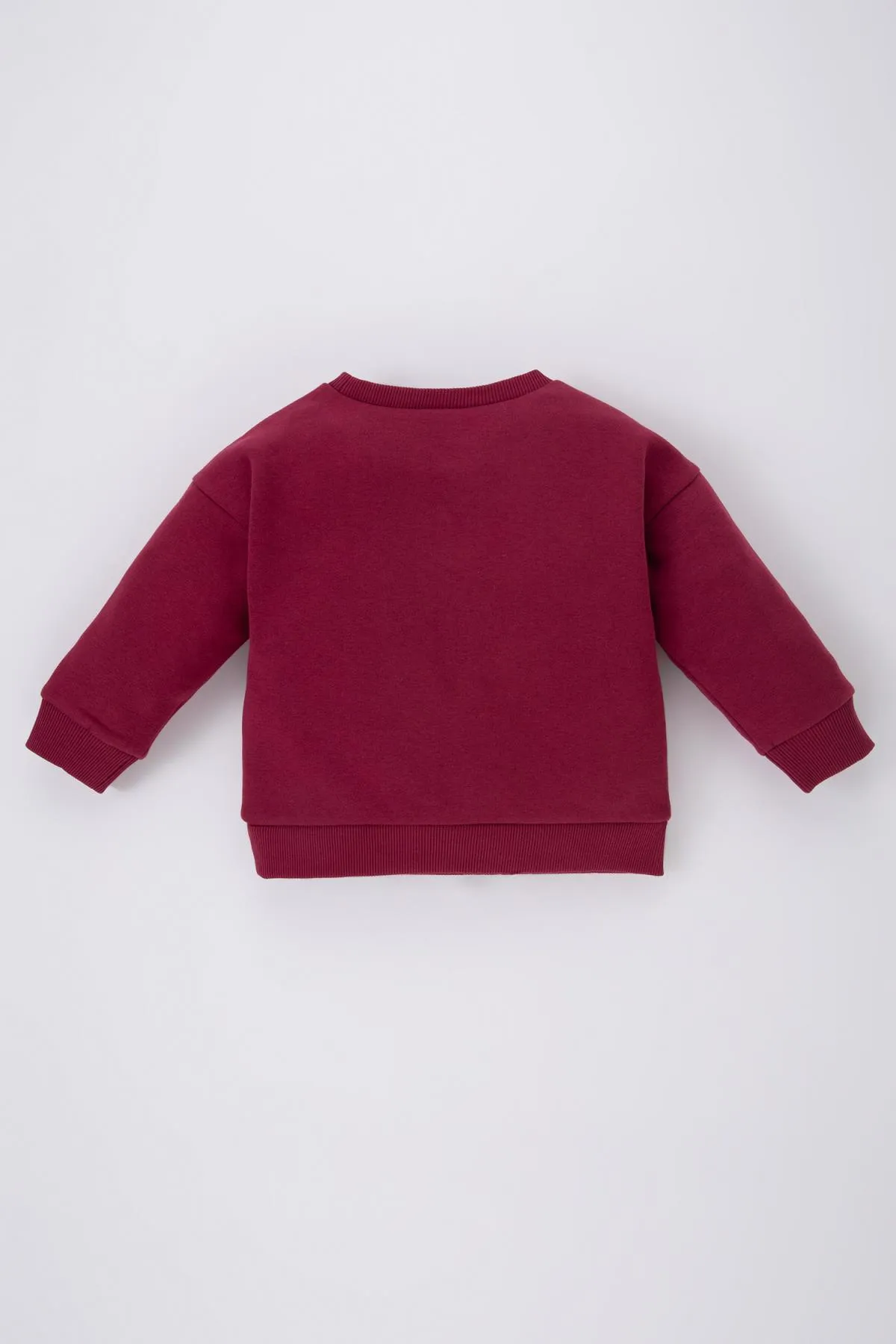 DeFacto  Dickes Sweatshirt mit normaler Passform und Rundhalsausschnitt für Babys und Mädchen