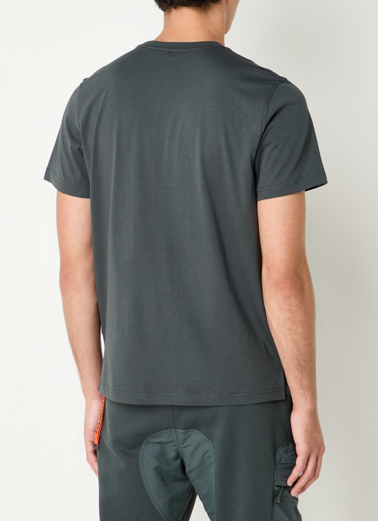 Tricou Parajumpers Mojave cu buzunar la piept și logo.