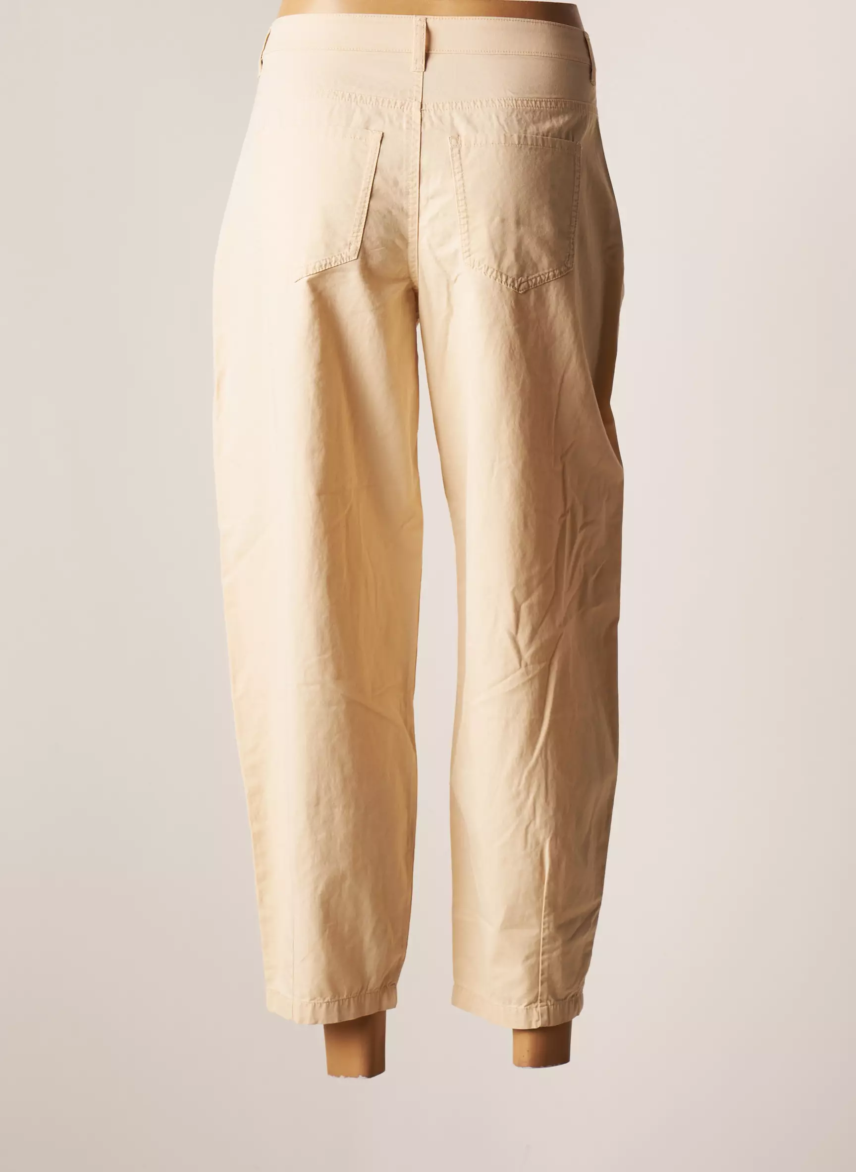 Jacqueline De Yong Pantalon7 8 Femme couleur beige