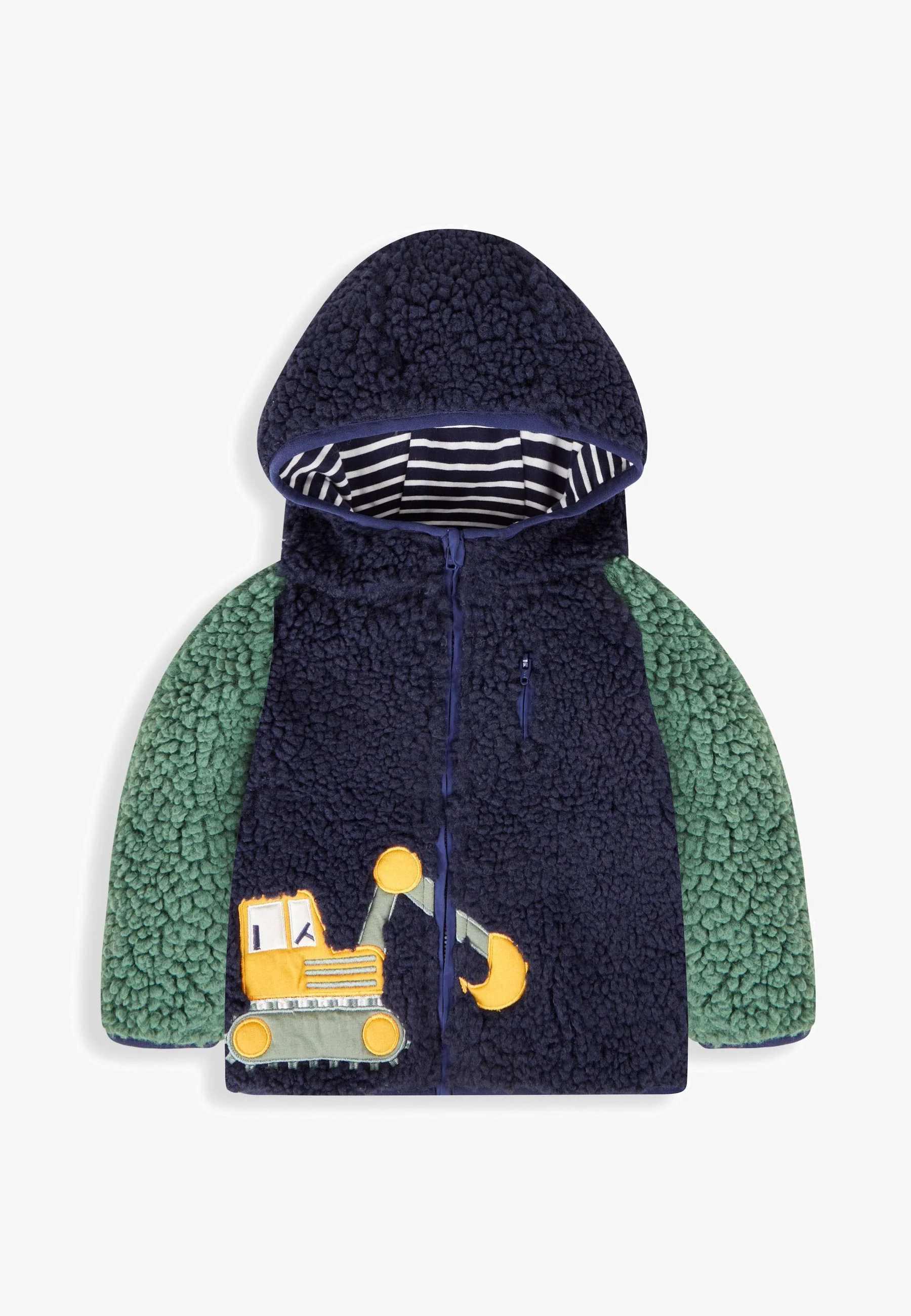 JoJo Maman Bébé BORG HOOD - Forro polar