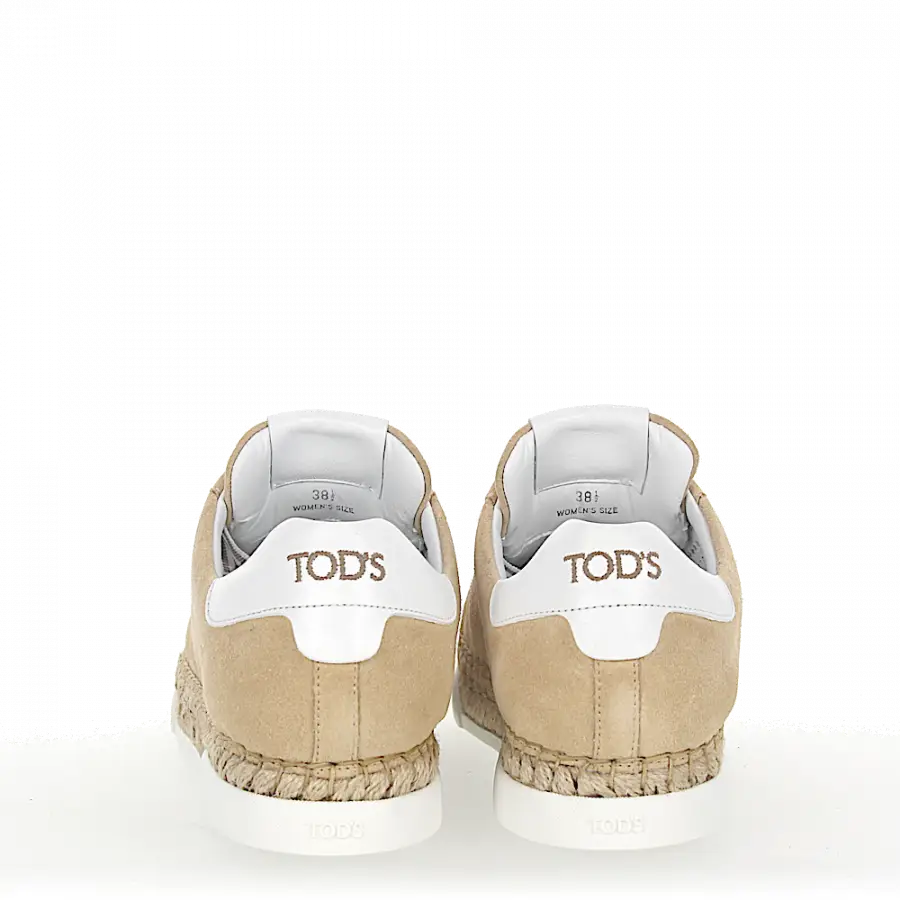Tod's - Sneaker low A0Y550 Veloursleder - beige