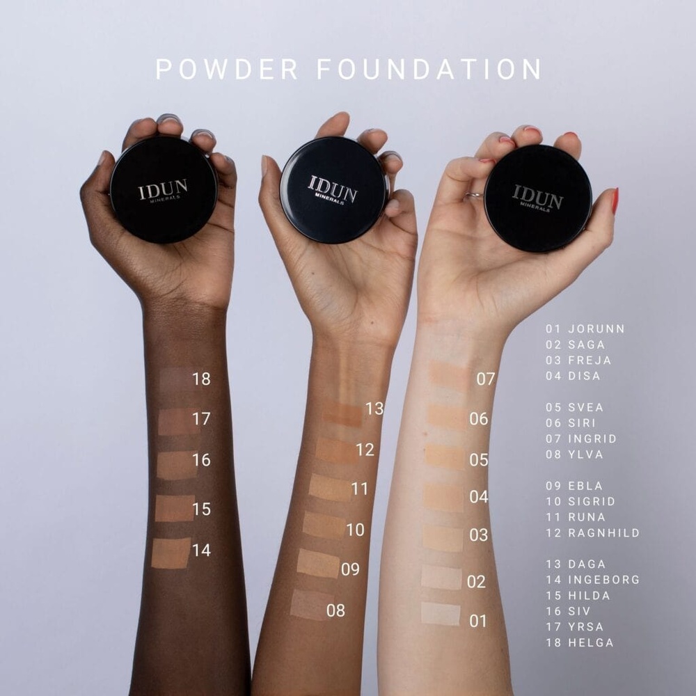 idun minerals Mineral powder foundation Fond de teint minéral en poudre