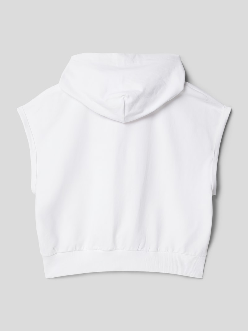 Sweatshirt mit Kapuze Modell 'EMBROIDERY' in weiss