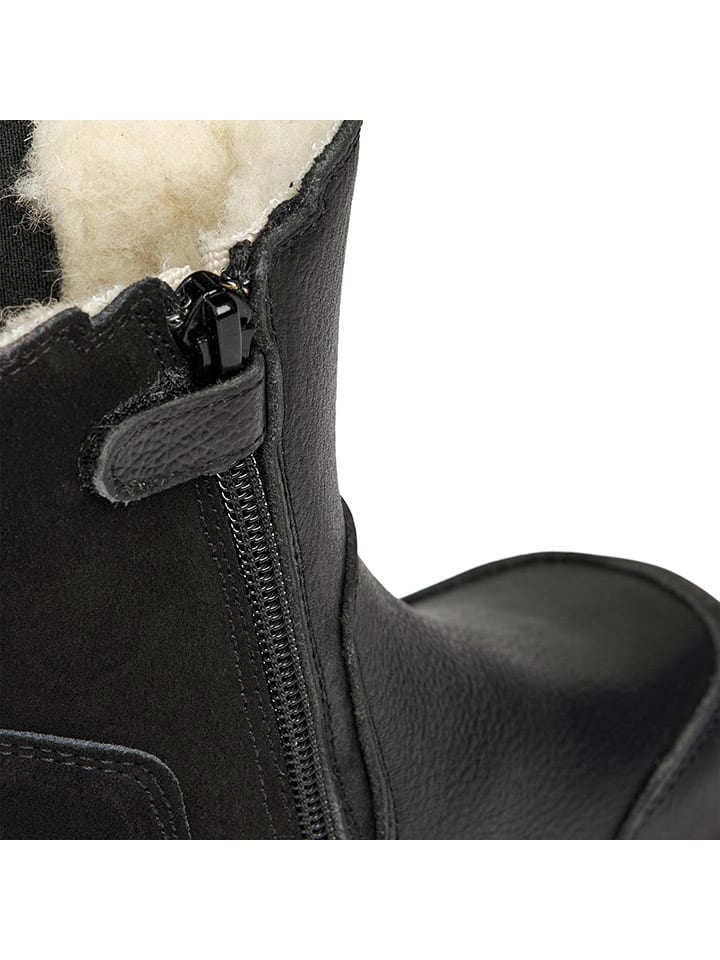 Wheat Leder-Chelsea-Boots in Schwarz günstig kaufen