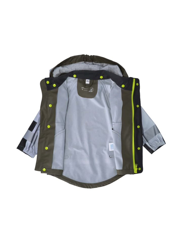 Sterntaler Funktions-Regenjacke ungefüttert uni in dunkelgrün günstig kaufen