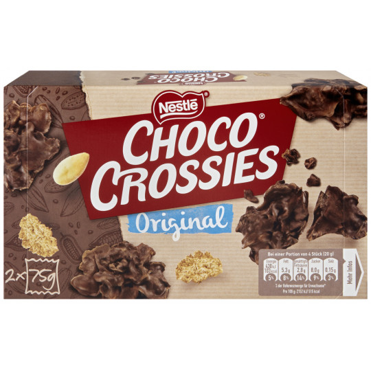 Nestle Choco Crossies Classic 2x75G