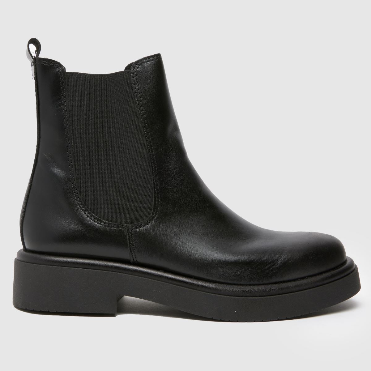 Schuh Camille – Svarta chelsea-stövlar i läder från Schuh
