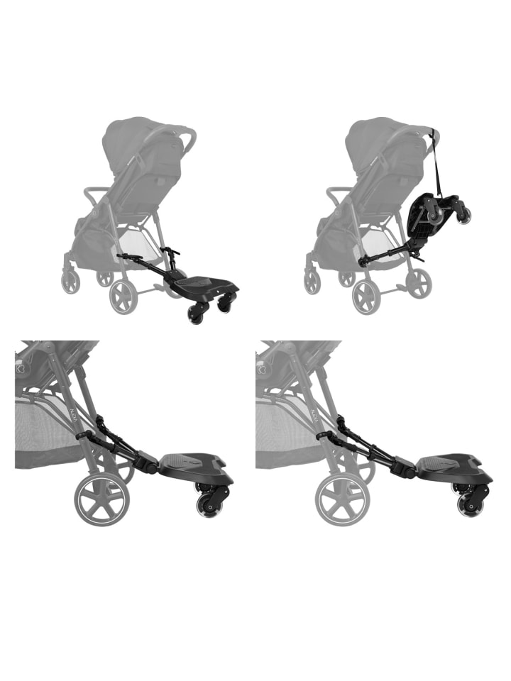 Kikkaboo Kinderwagen Trittbrett Ally in schwarz günstig kaufen onesize