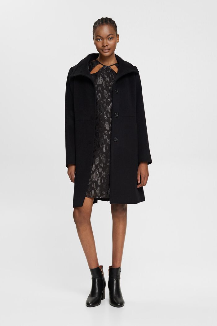 Gemustertes Kleid mit Glitzereffekt