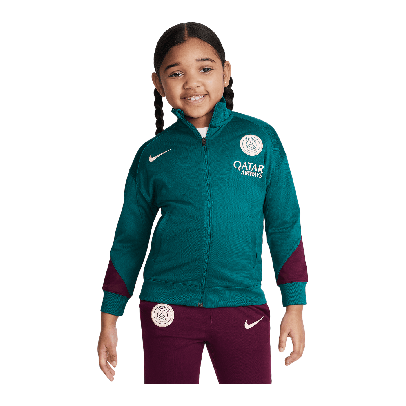 Nike Paris St. Germain Trainingsanzug Kids Grün F382