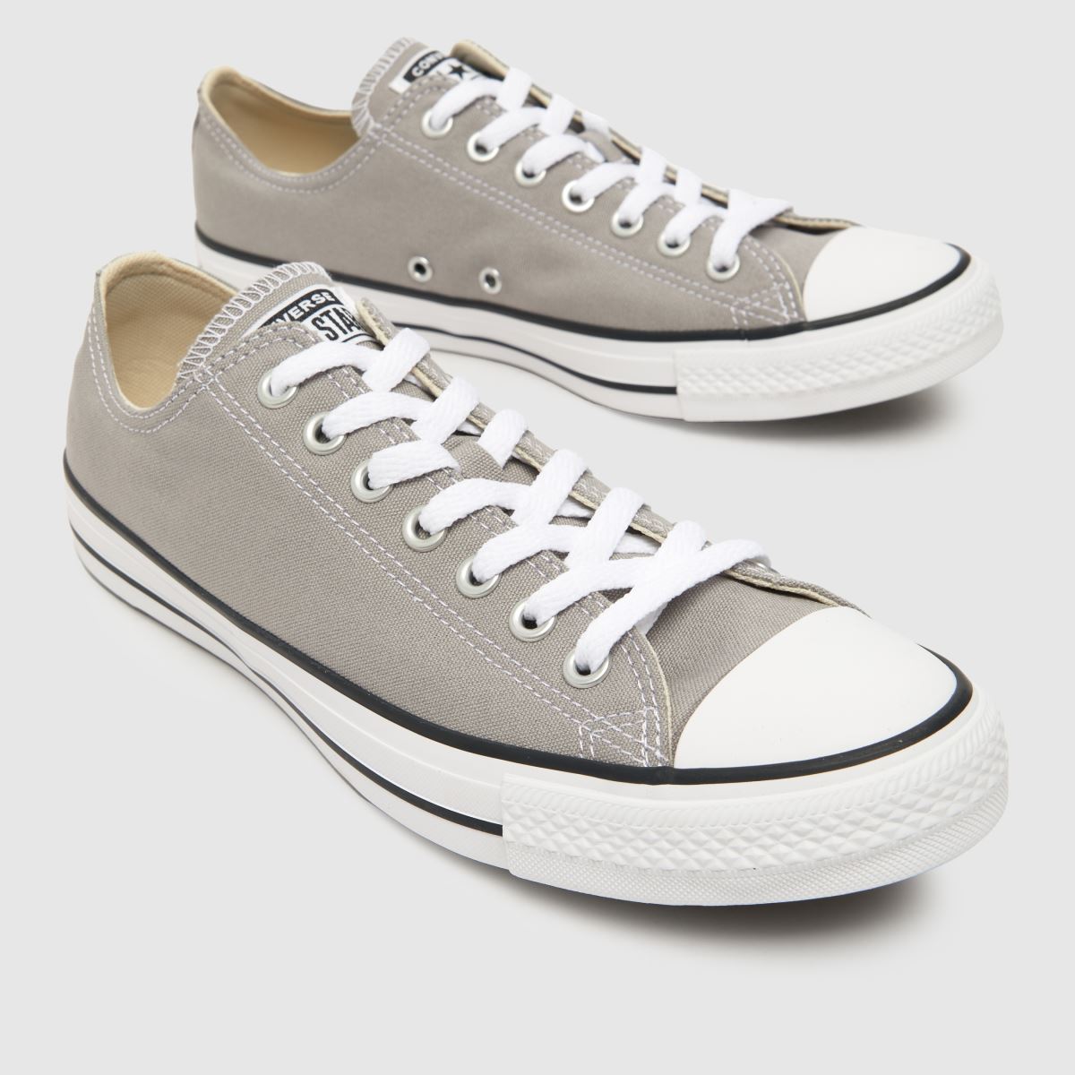 Converse All Star Ox – Ljusgrå sneakers