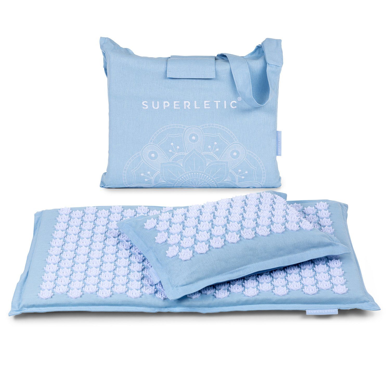 Capital Sports Akupressurmatte Atilla Akupressurmatte mit Kissen (Set)
