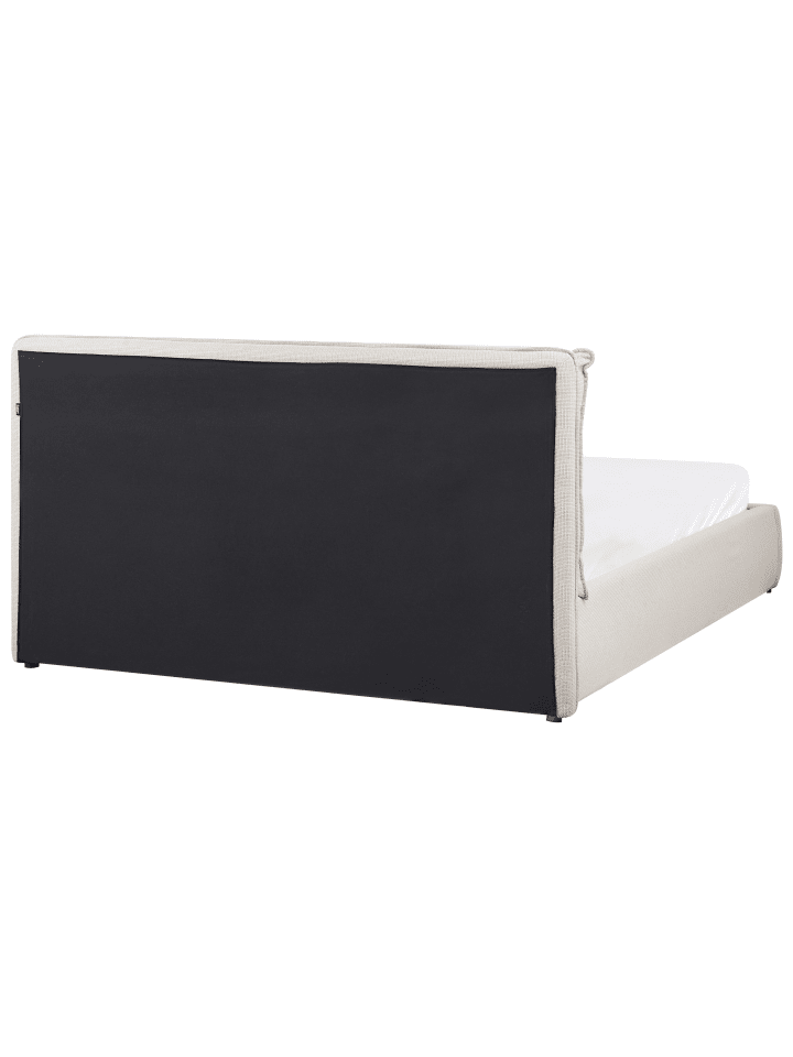 Beliani Doppelbett BAJONNA in Beige - (W) 184 x (H) 102 x (L) 235 cm günstig kaufen onesize