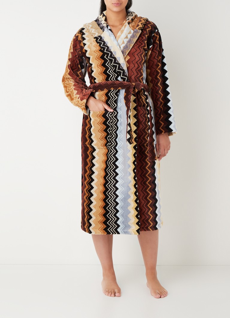 Insignă Missoni Giacomo cu imprimeu și glugă - unisex