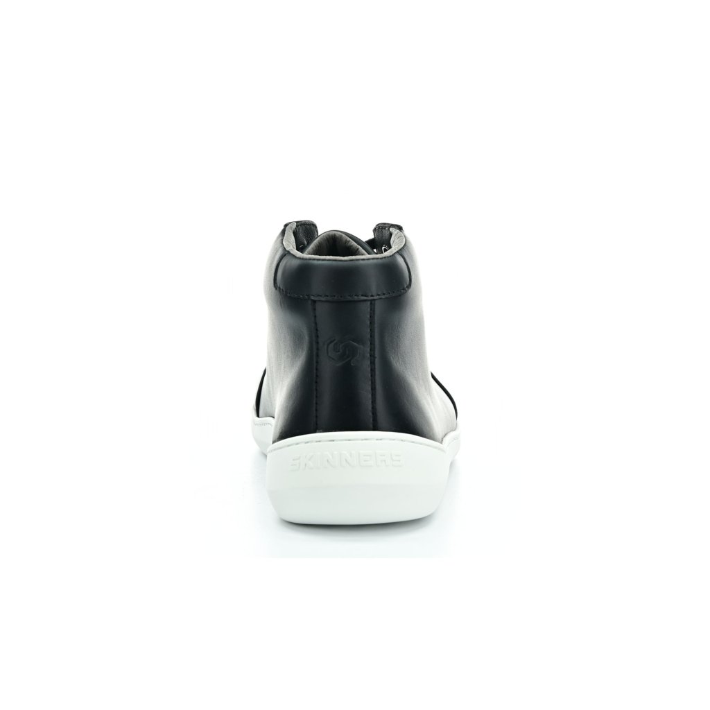 Skinners Moonwalker High Top Leather Black/White Barfußstiefeletten