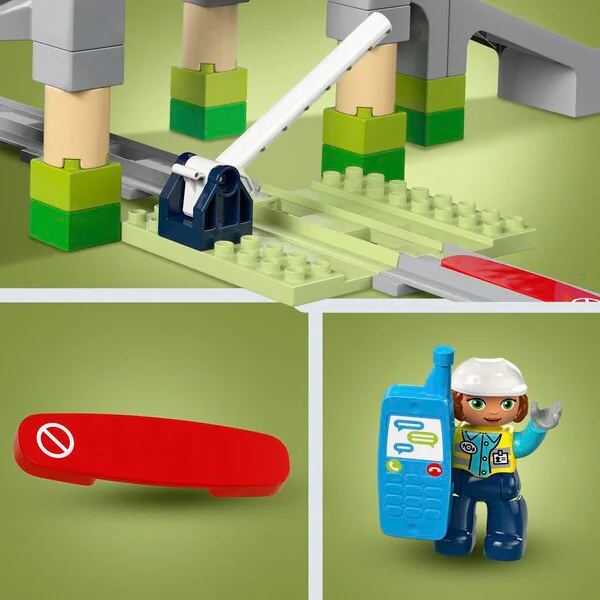 LEGO DUPLO 10426 Eisenbahnbrücke und Gleise Erweiterungsset