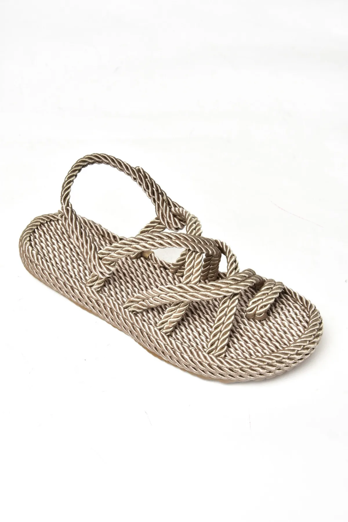 Fox Shoes  Nerzfarbene Damensandalen F470135104