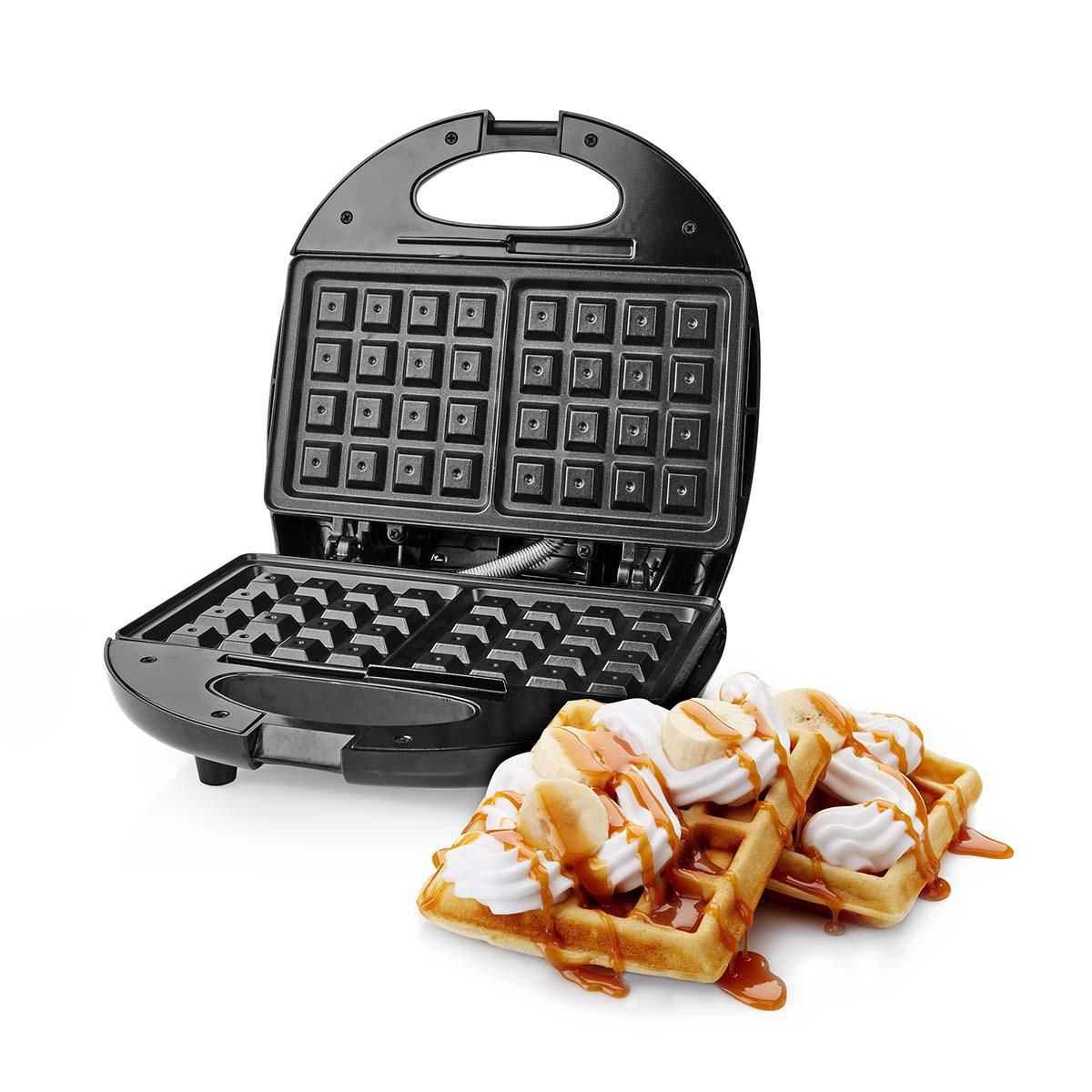 Nedis KAWP200BK Waffeleisen