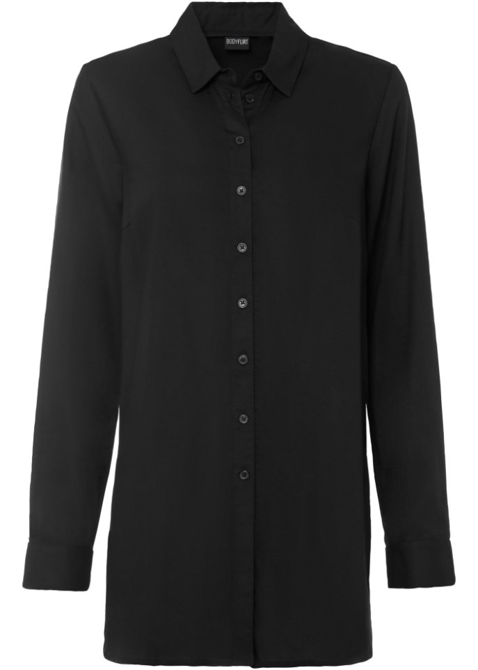 Longbluse aus nachhaltiger Viskose