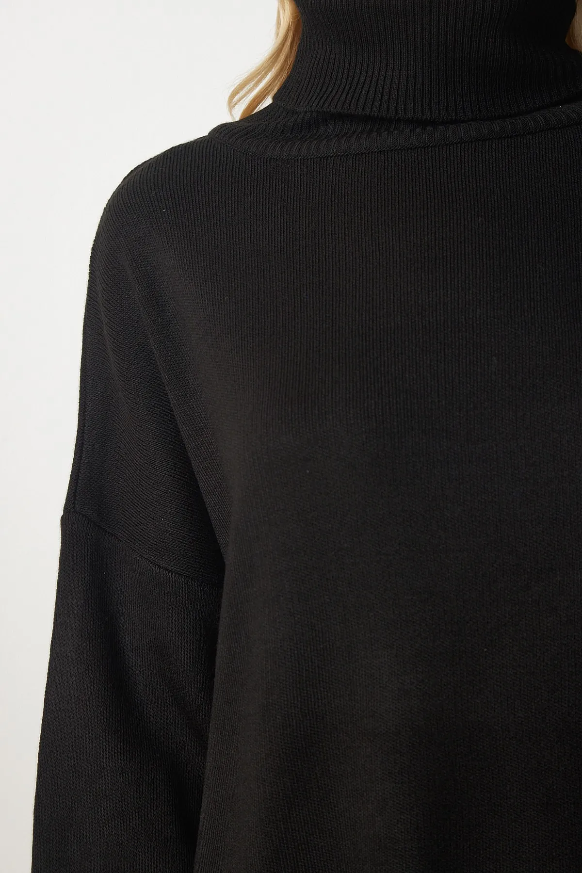 Happiness İstanbul  Pullover - Schwarz - Oversized