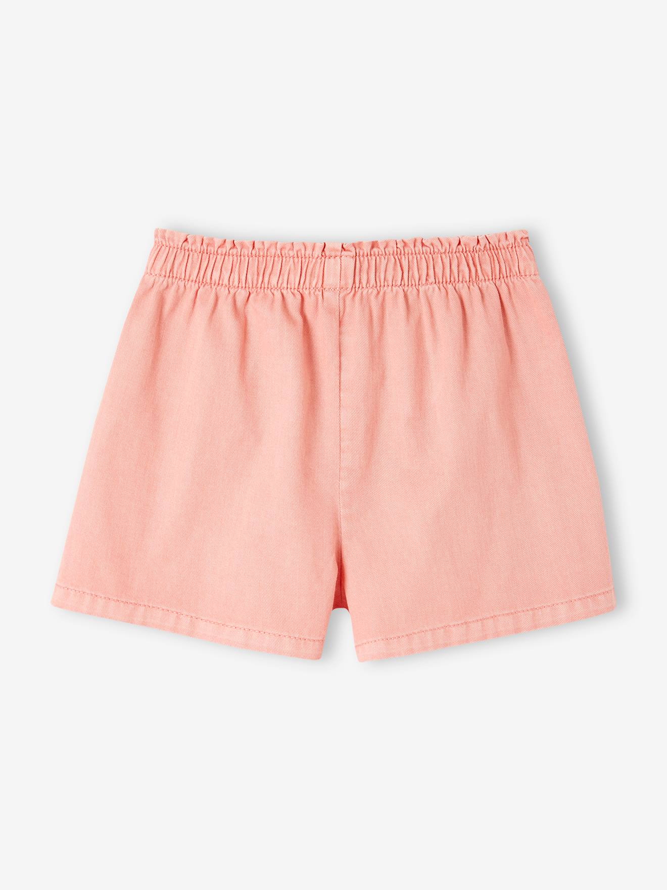 Vertbaudet Mädchen Shorts mit Schlupfbund - pastellgelb