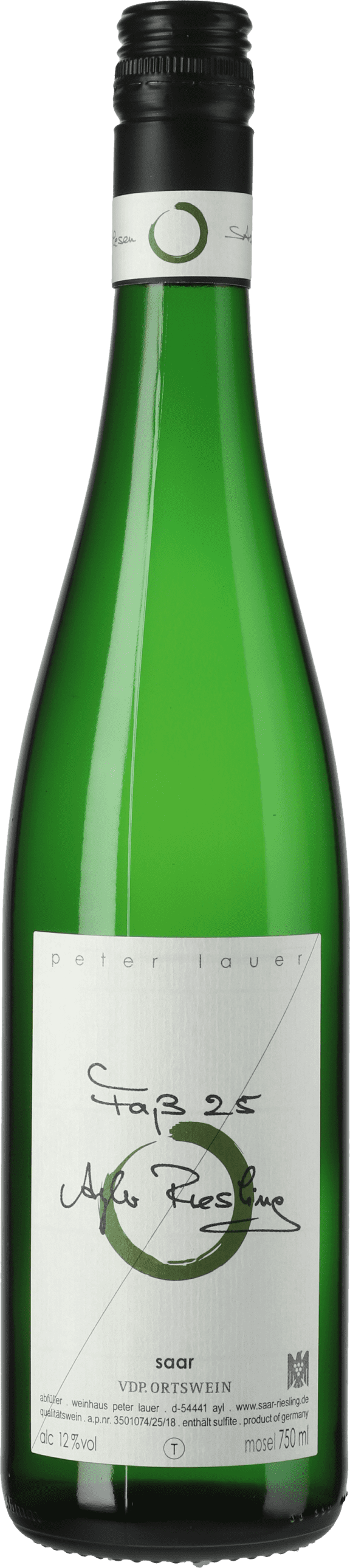 Peter Lauer: Riesling Ayler Faß 25 2021