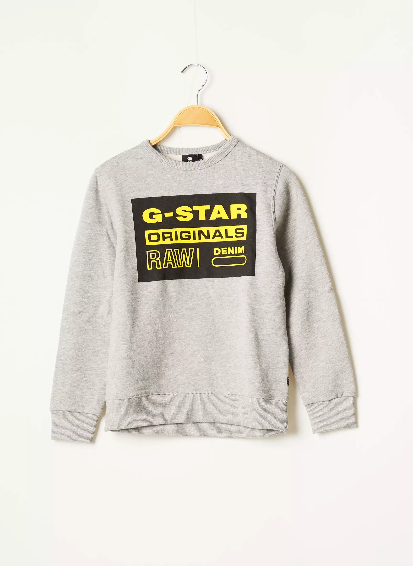 G Star Sweats Garcon couleur gris